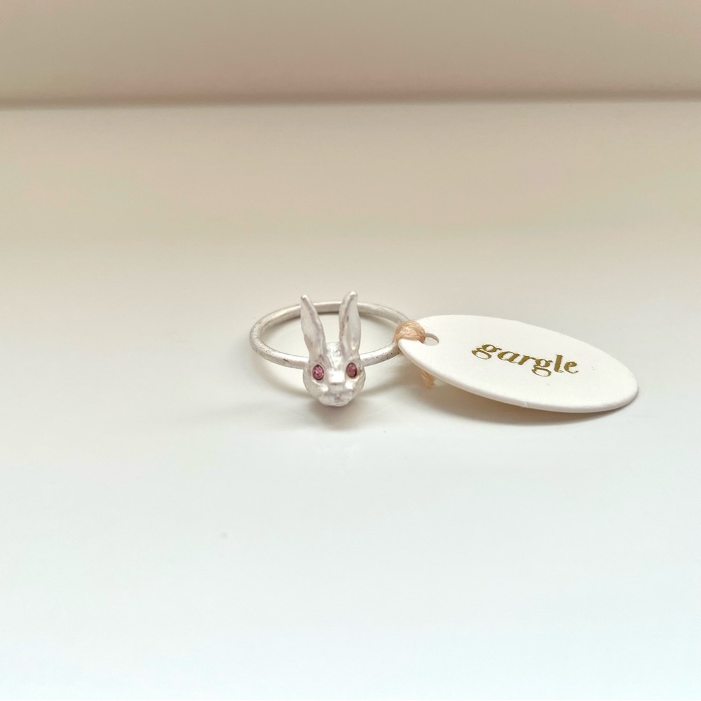 Bunny Rabbit Ring Silver size5.5